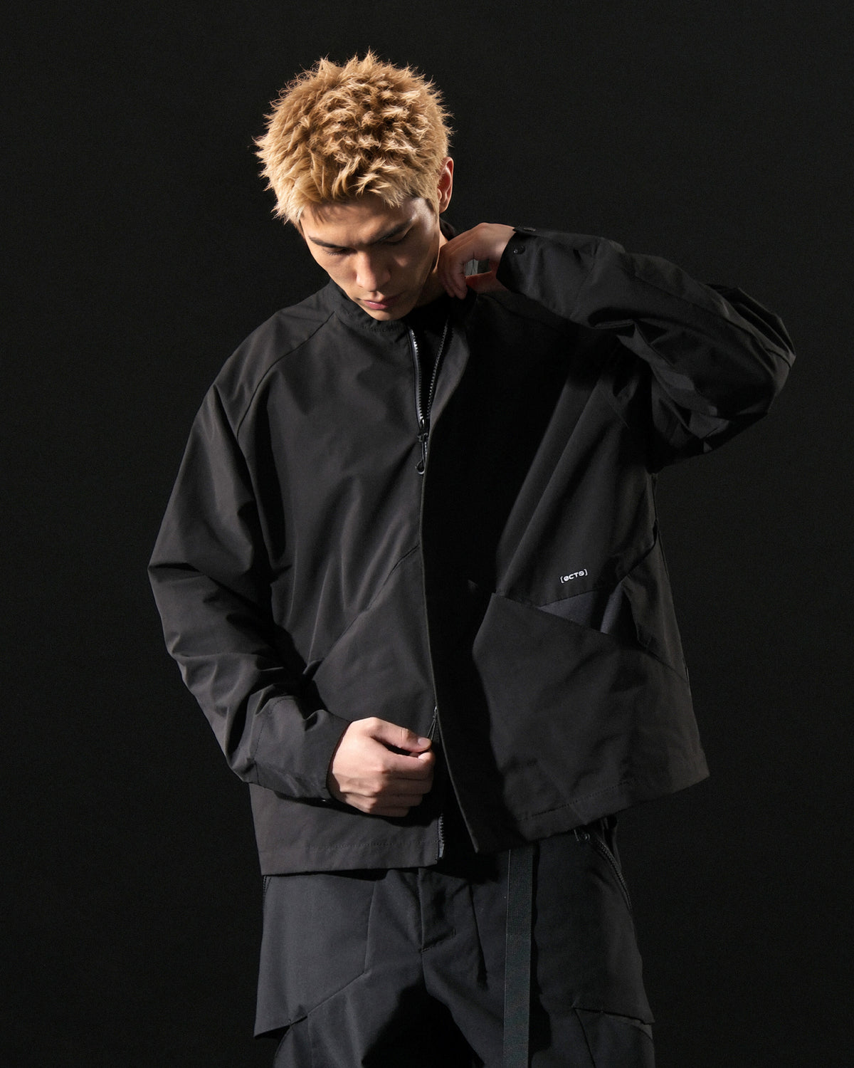 A26-S1-ST / Visor Layer Shirt (Black)