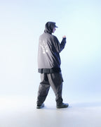 S1 A24-H-01 PixelPulse Visor Hoodies (Grey)