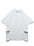 S24  / 06 —  T-02  Double Splicing Tornado T-shirt  (White)