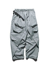 AW23 / 07 —  P23-132  Reverse V-Shape Visor Camber cone Pants  (Sage Green)