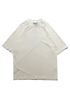 S24  / C-03-T2   Crescent Graphic T-shirt  (Ivory White)