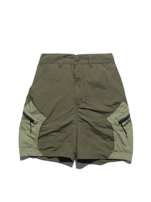 S24 / C-02-S  ROAM Curved Shorts (Khaki Green)