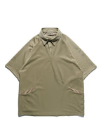 S24  / C-03-T3   Crescent Polo Shirt  (Brown)