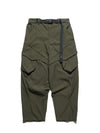 S1 A24-P-01  AngleCut Visor Camber cone Pants (Green)