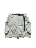 S24 / 07 — S-02  Hollow Tornado Shorts  (Pewter Green)