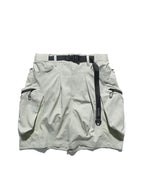 S24 / 07 — S-02  Hollow Tornado Shorts  (Pewter Green)