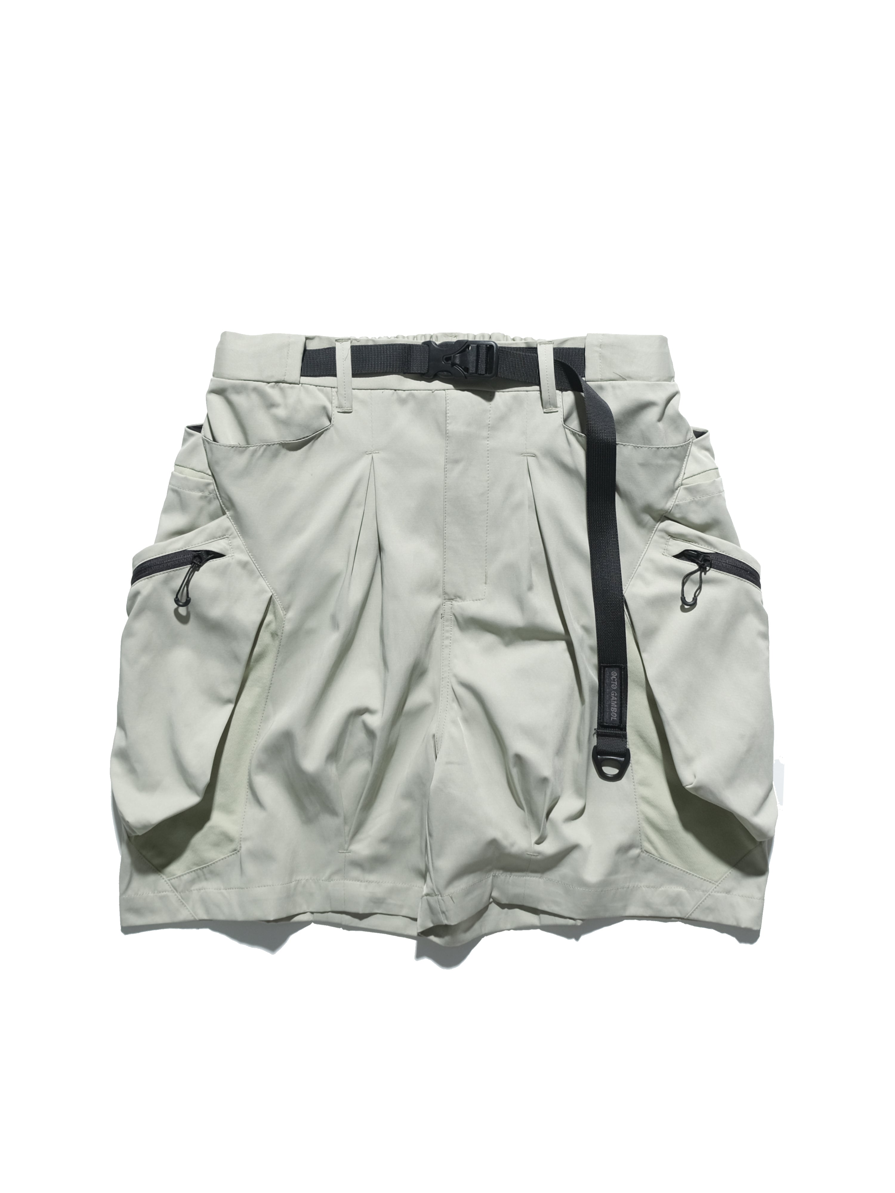 S24 / 07 — S-02  Hollow Tornado Shorts  (Pewter Green)