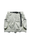 S24 / 07 — S-02  Hollow Tornado Shorts  (Pewter Green)