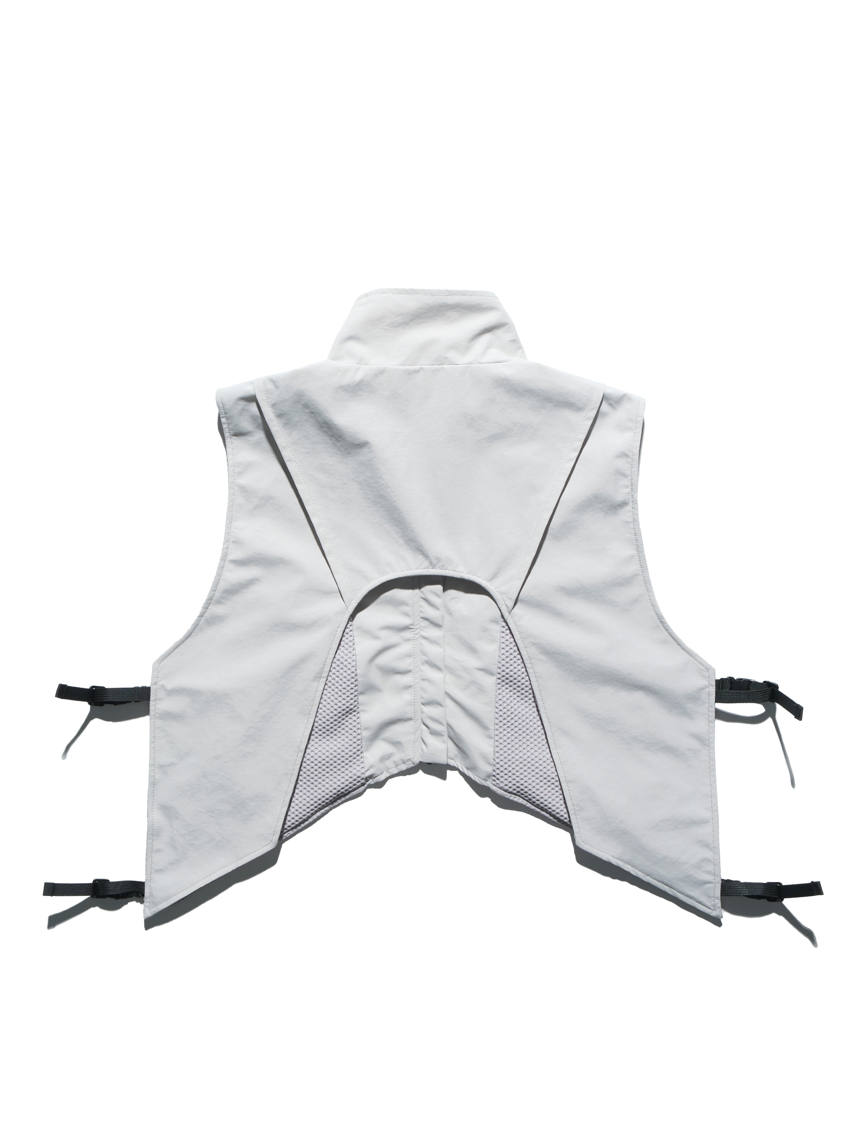 A24-CS-01-O    Futuristic Vest (Bright Grey)