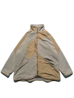 Capsule 02 / CSJ-006 Discrete Fleece Jacket  (Sand)