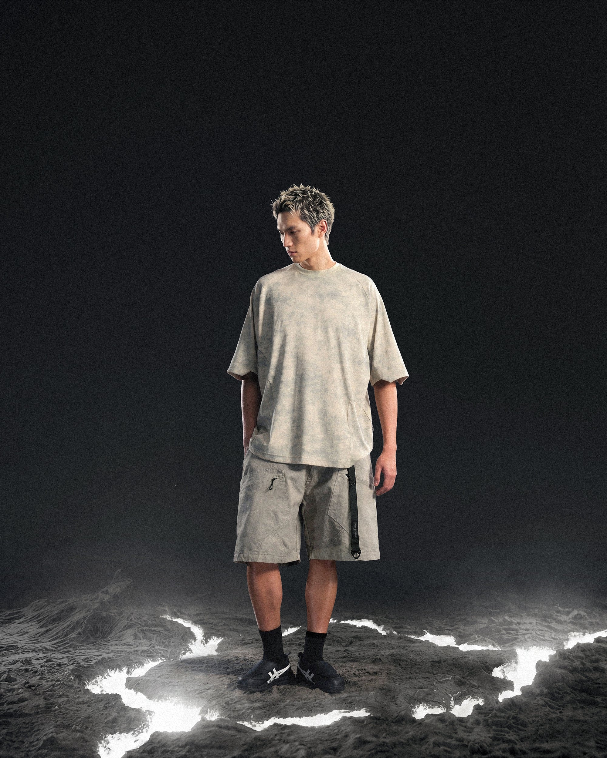 S26-PR-T1 / Washed Light Tee (Sand)