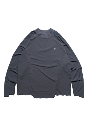PRE - SEASON —S24 PS-01T-2   Sukkiri Twin Layer T-shirt (Shadow Grey)