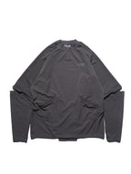 PRE - SEASON  — PT23-011 Detachable Sleeves T-shirt  (Gauntlet Grey)