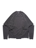PRE - SEASON  — PT23-011 Detachable Sleeves T-shirt  (Gauntlet Grey)