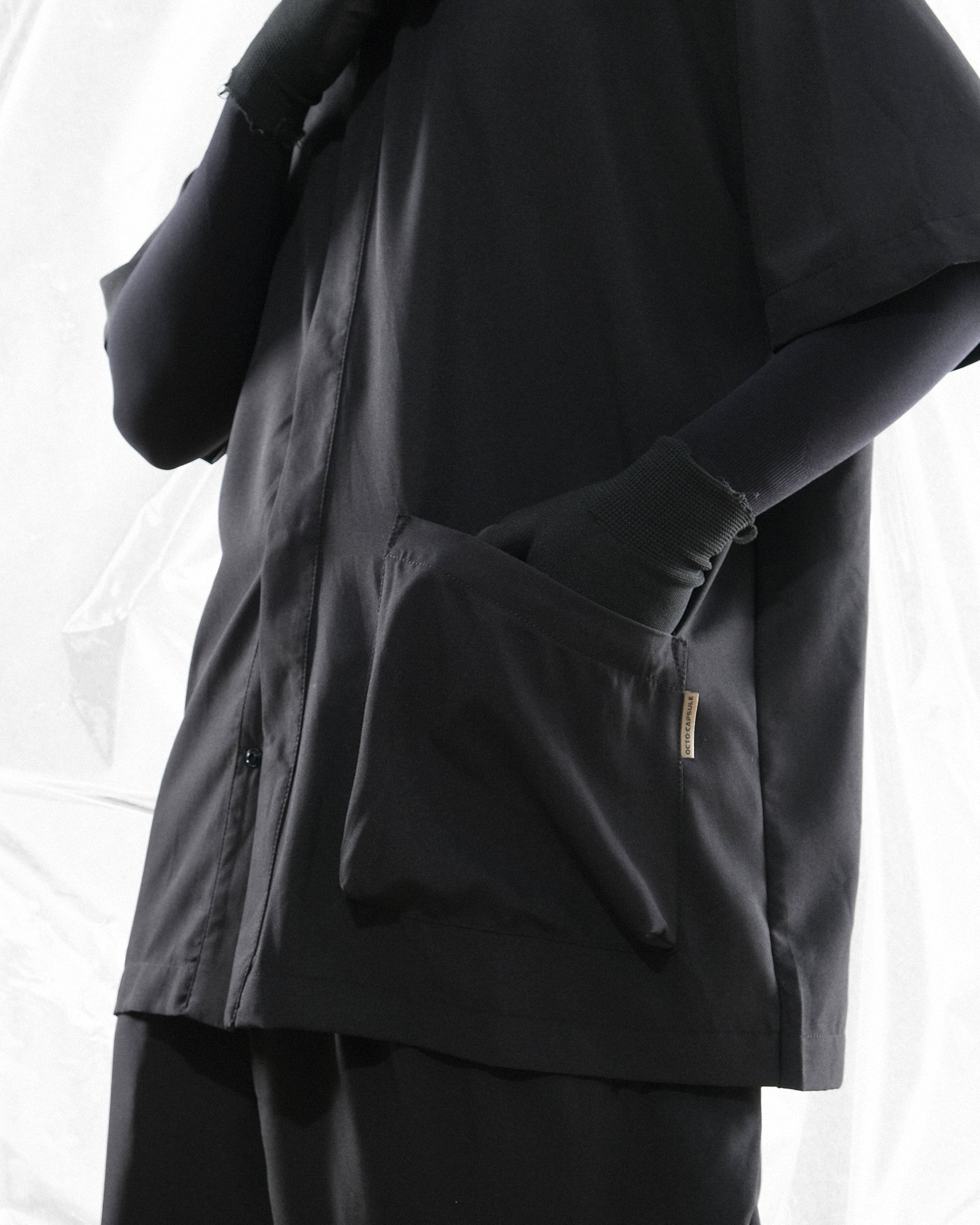 S24  / C-04-ST  Classic Light Shirt  (Black)