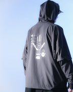 S1 A24-H-01 PixelPulse Visor Hoodies (Grey)