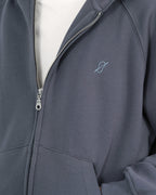 A26-PR-Z / Arc Seam Zip Hoodie (L-Blue)