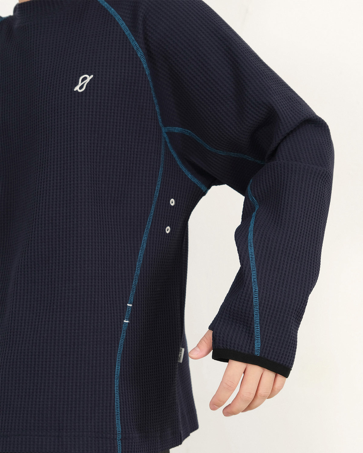 A26-PR-T /Waffle Arc L-Tee (Blue)
