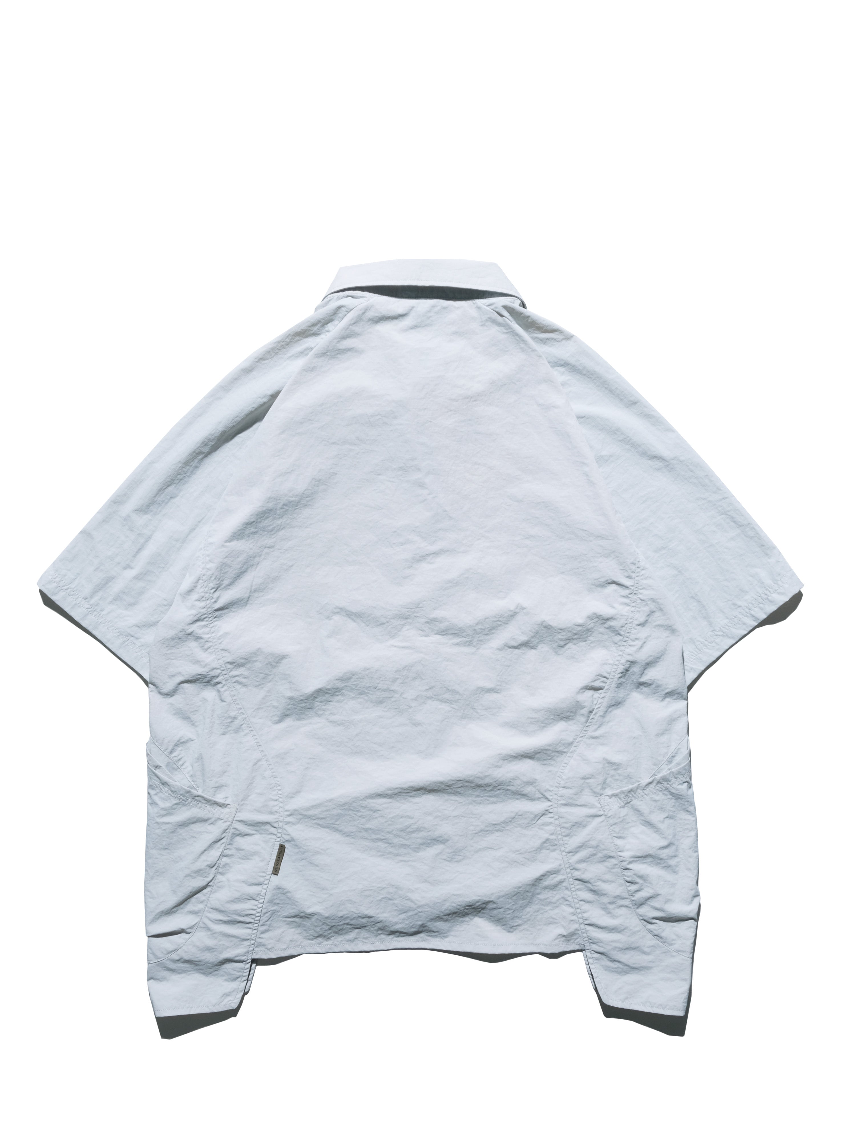 S24  / C-01ST  TYPE OF SCALE Zip Shirt  (Bright Grey)