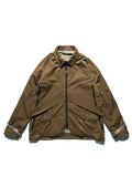 AW23 / 06 —J23-027  Trapezoidal Visor Coach Jacket (Golden Brown)