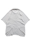 S24  / C-02-ST  ROAM Curved Bowling Shirt  (Stone Khaki)