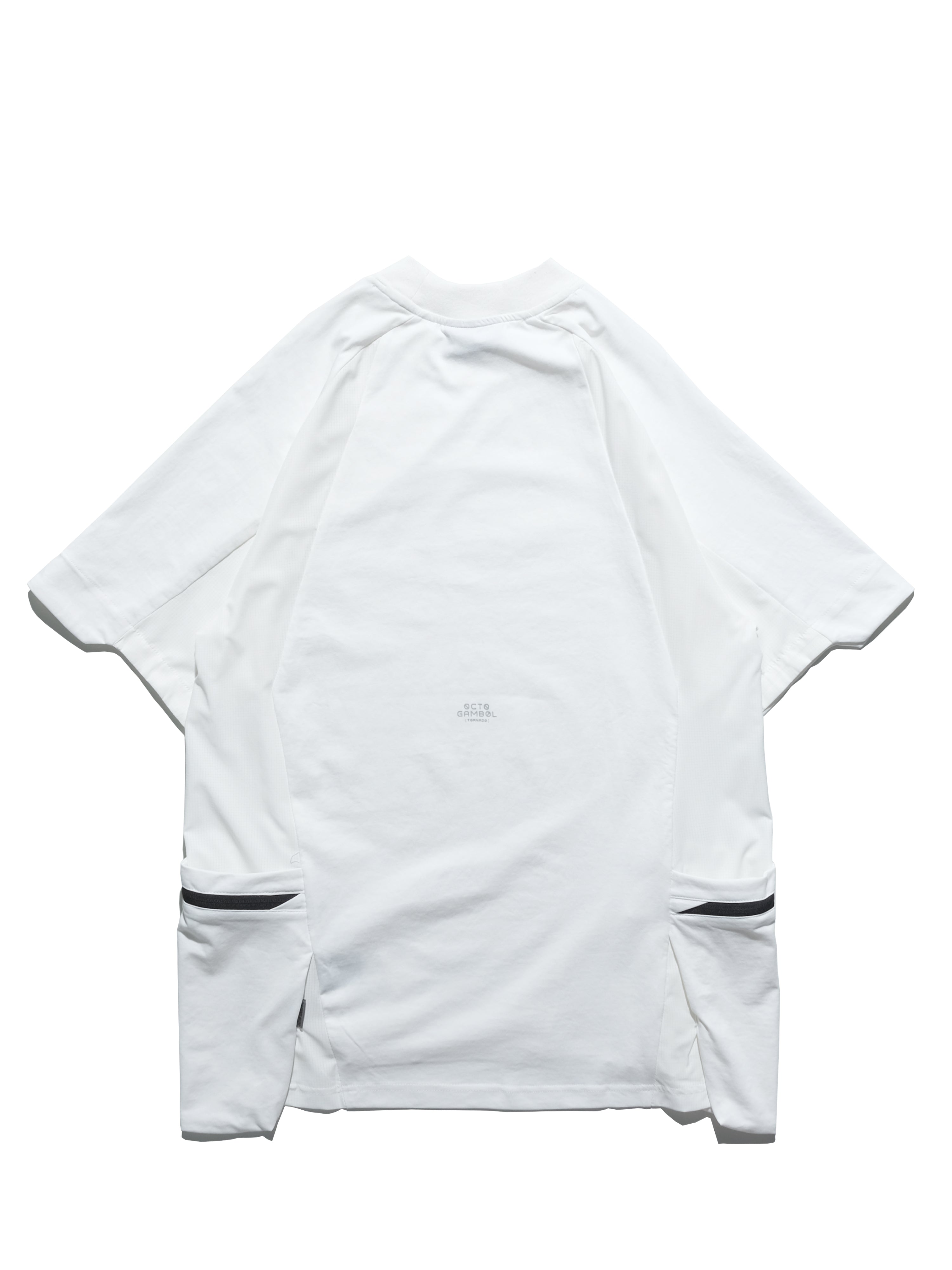 S24  / 06 —  T-02  Double Splicing Tornado T-shirt  (White)
