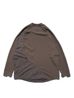 Capsule 03 / CST-124 Psammite Nylon Long Sleeve T-shirt  (Brown)