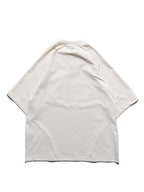 S24  / C-02-T2   ROAM Henry Collar T-shirt  (Stone Khaki)