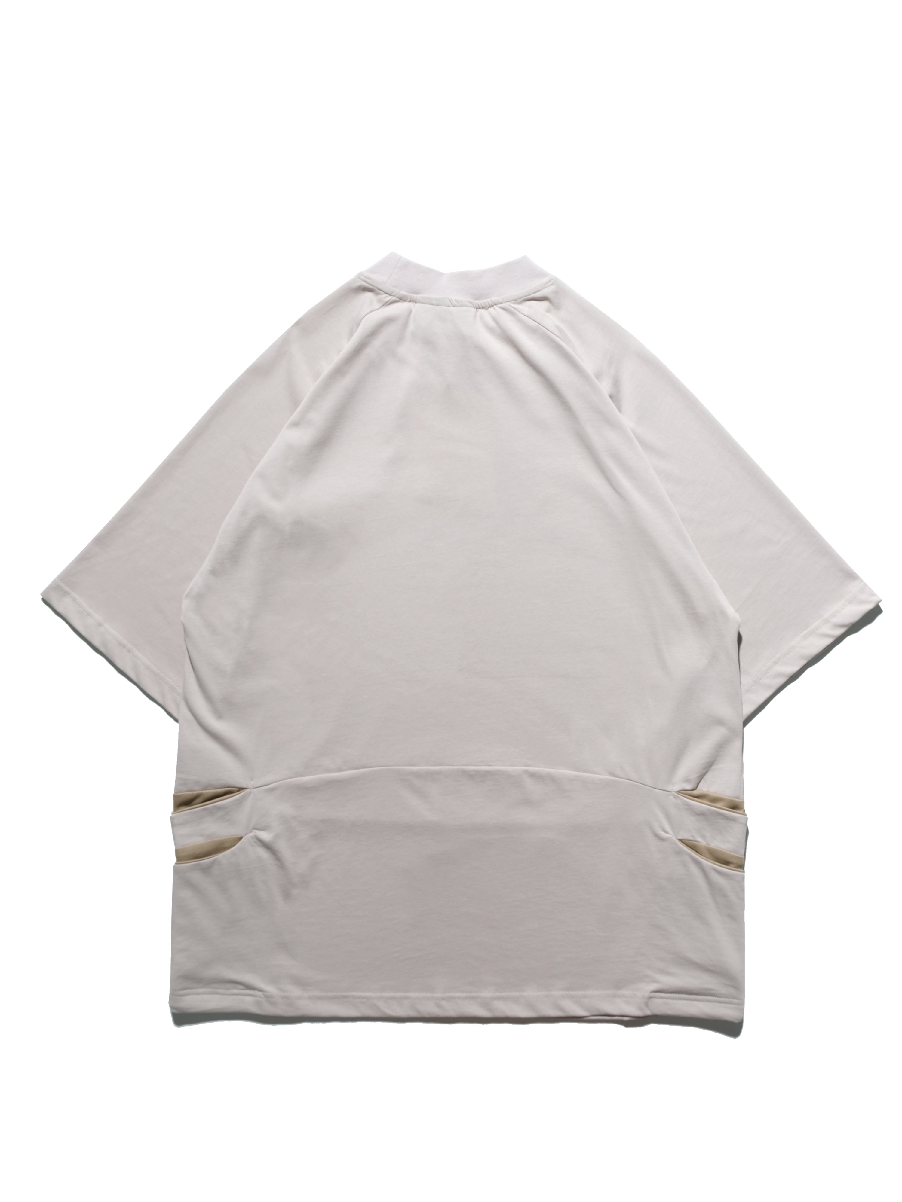S24  / C-03-T1   Crescent Oversized T-shirt  (Stone Khaki)