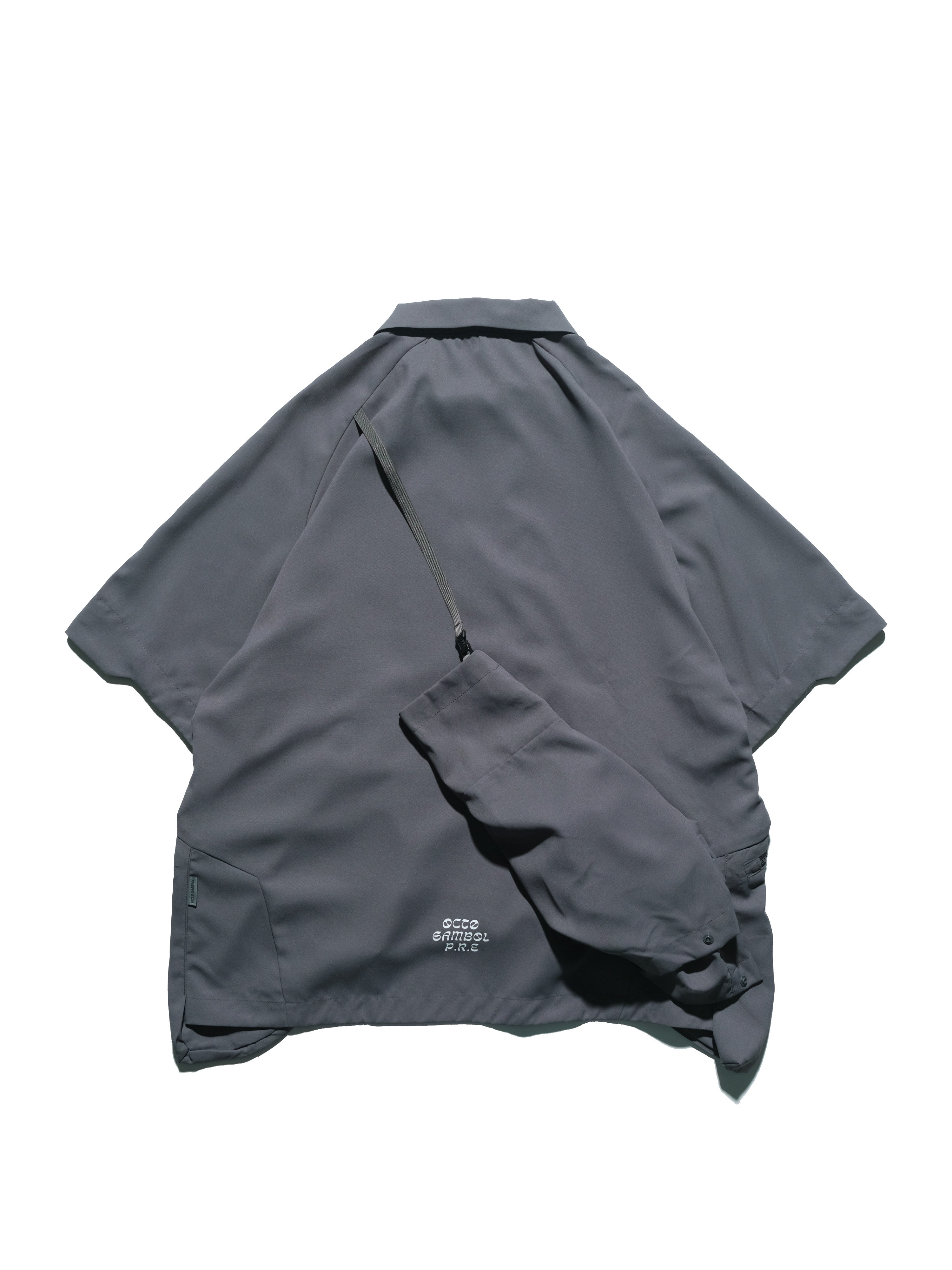 PRE - SEASON  —S24 PS-01J Detachable Sleeves Blazer  (Shadow Grey)
