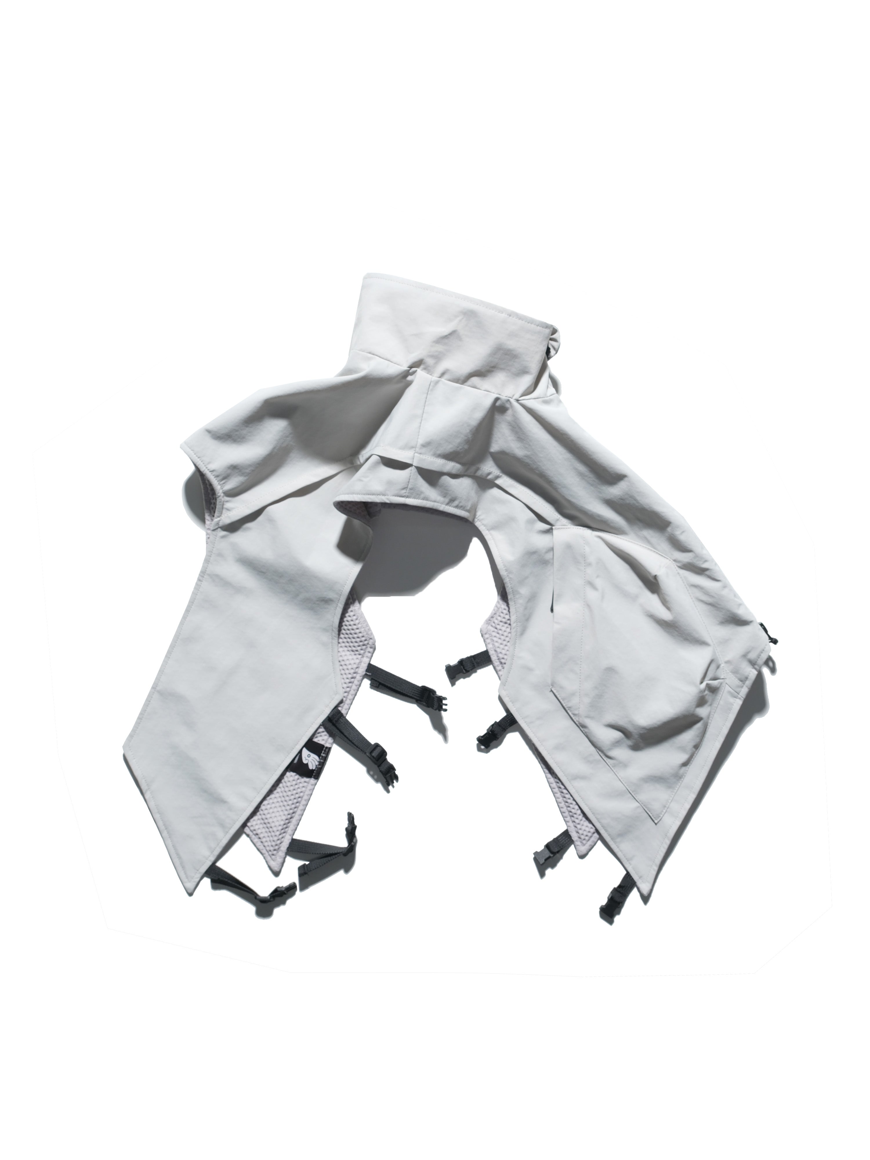 A24-CS-01-O    Futuristic Vest (Bright Grey)