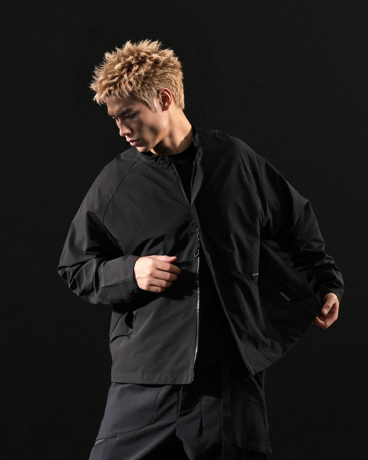 A26-S1-ST / Visor Layer Shirt (Black)