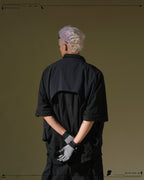 PRE - SEASON  — PT23-012 Detachable Dual Form Shirt (Black)