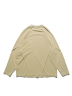 A24-CS-01-T   Futuristic Long Sleeves T-shirt (Taupe Khaki)