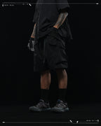 SS23 / 14 —  S23-070 Penetrate Pocket Shorts  (Black)