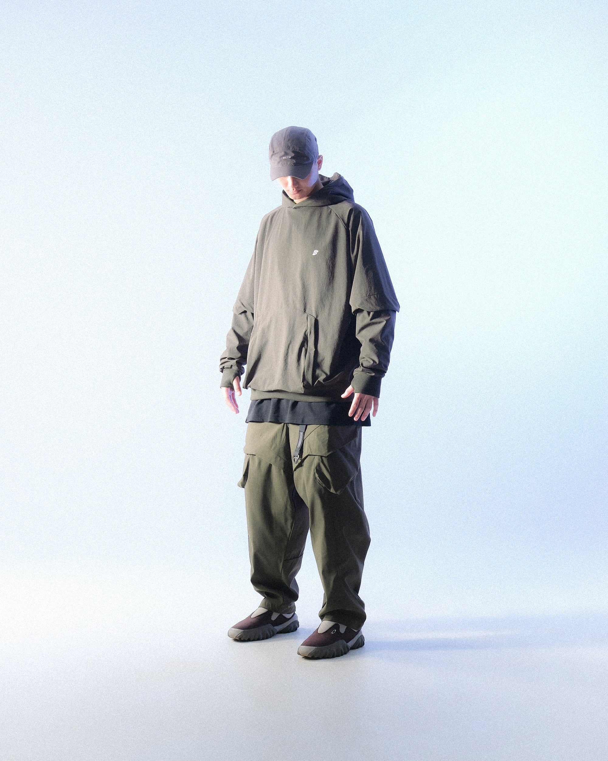 S1 A24-H-01 PixelPulse Visor Hoodies (Green)