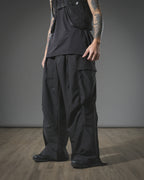 S24 / 17 — P -03  Vertical Sukkiri Pants (Black)