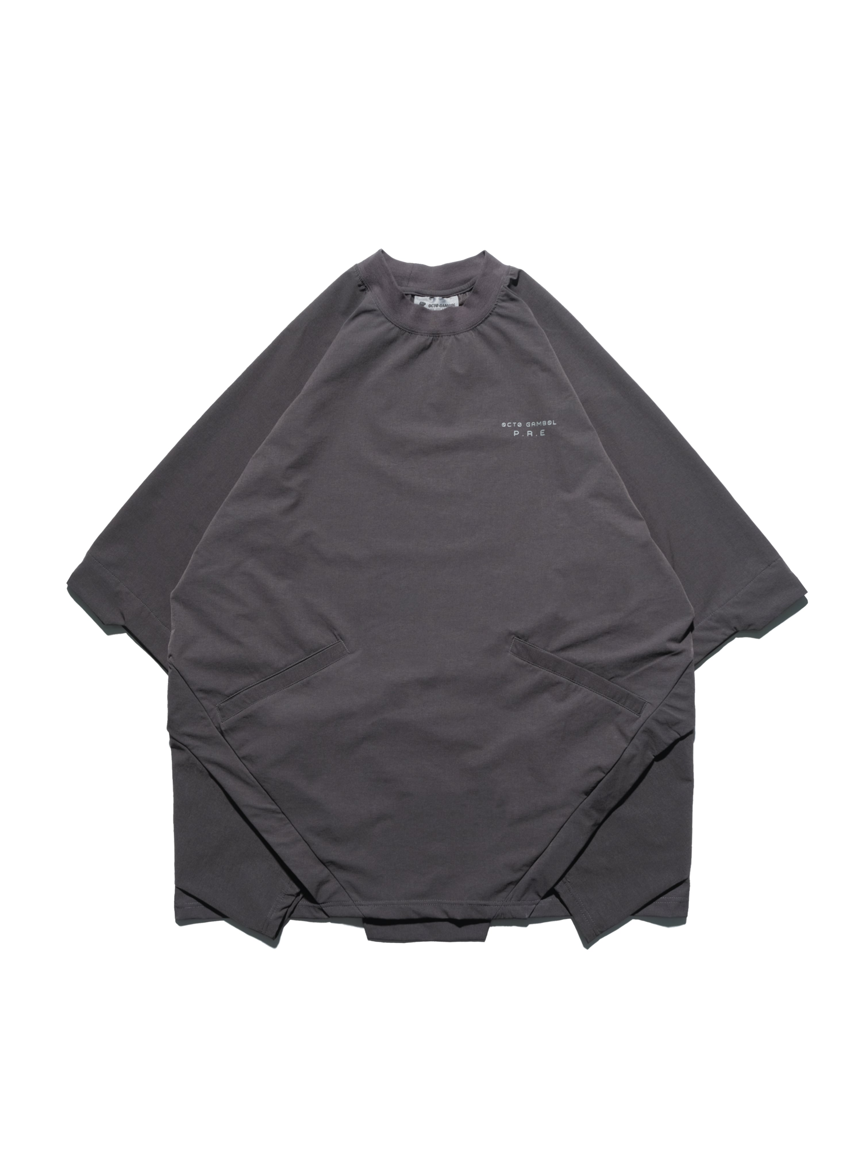 PRE - SEASON  — PT23-011 Detachable Sleeves T-shirt  (Gauntlet Grey)