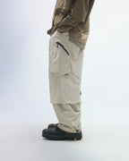 PRE-A24-PS-P1  Linear Vertical Sukkiri Pants(Beige Khaki)