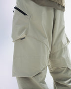 PRE-A24-PS-P1  Linear Vertical Sukkiri Pants(Beige Khaki)
