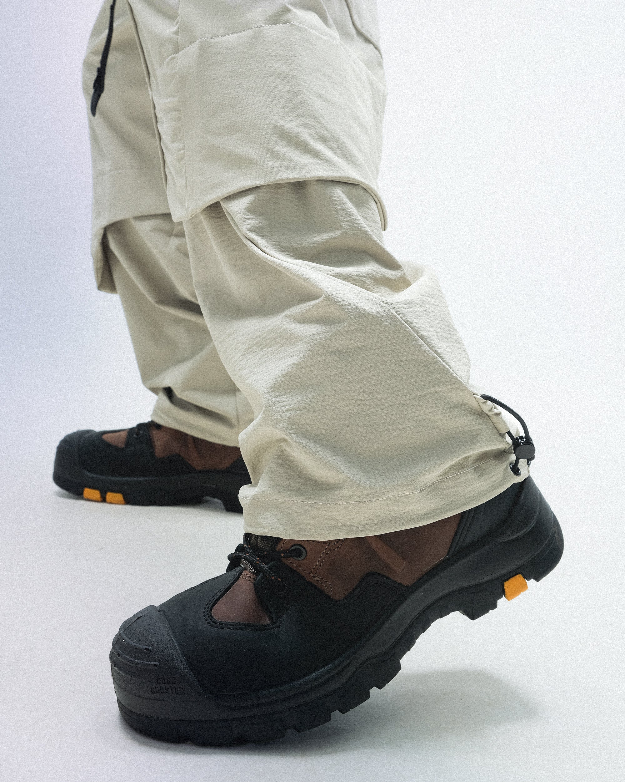 PRE-A24-PS-P1  Linear Vertical Sukkiri Pants(Beige Khaki)