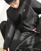 A26-PR-T /Waffle Arc L-Tee (Black)