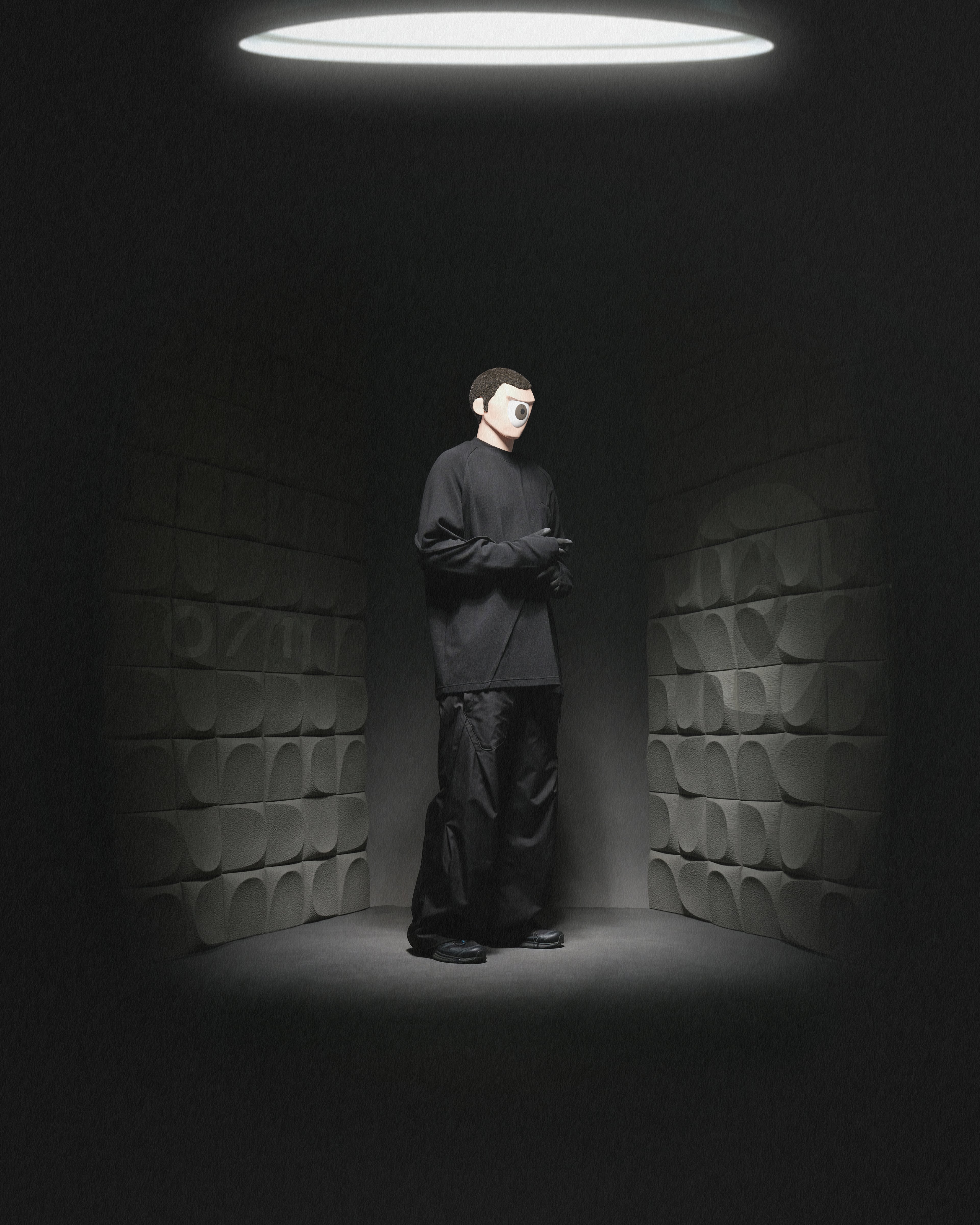 A24-CS-01-P   Futuristic Flare Pants (Black)