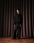 A26-SD1-H / Layered Arc Hoodie (Black)