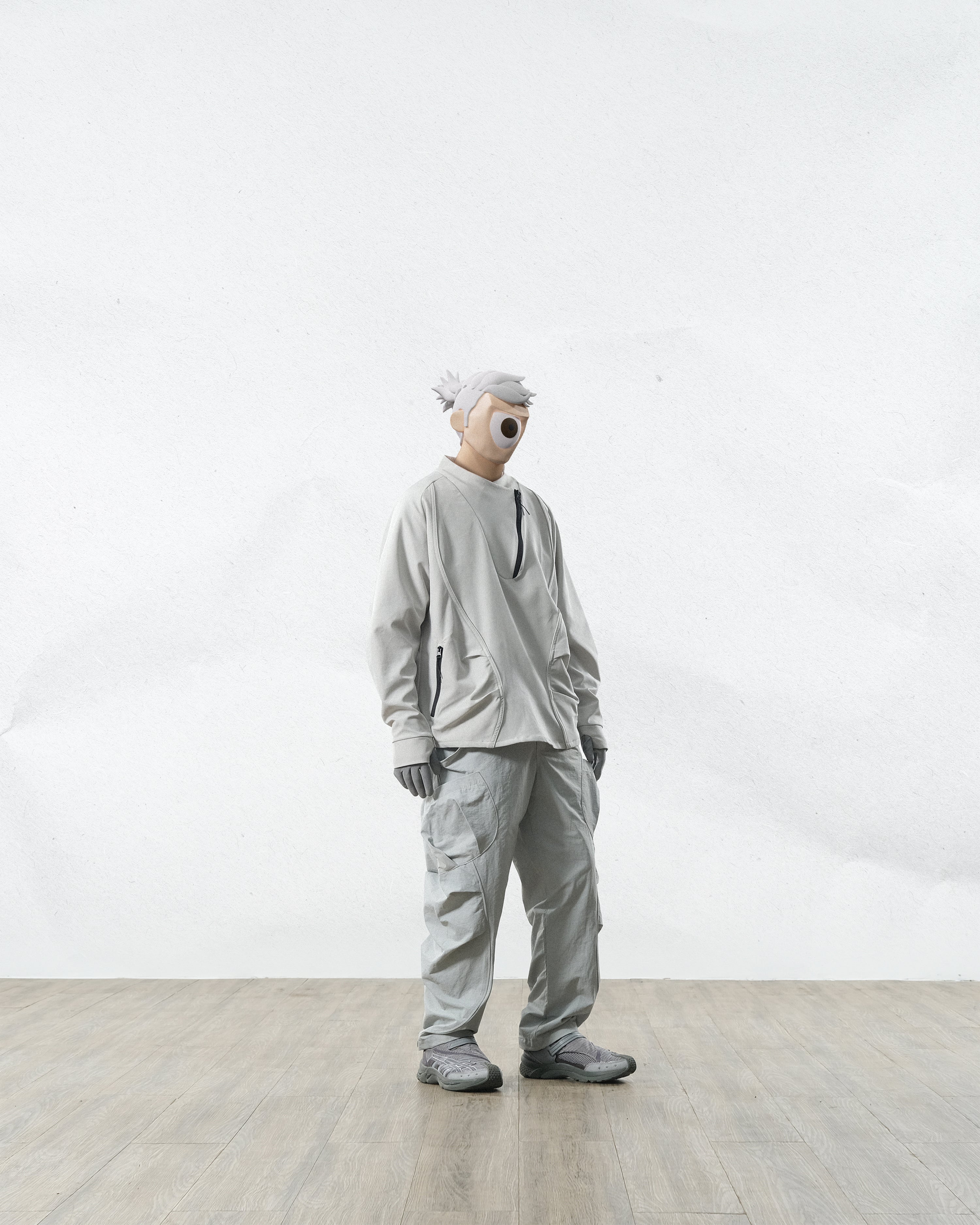 Capsule 01 / CST-120  ARC Zip Sweater  (Bright Grey)