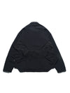 AW23 / 01 — T23-073  Trapezoidal Stereo Visor Shirt (Black)