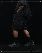 SS23 / 14 —  S23-070 Penetrate Pocket Shorts  (Black)