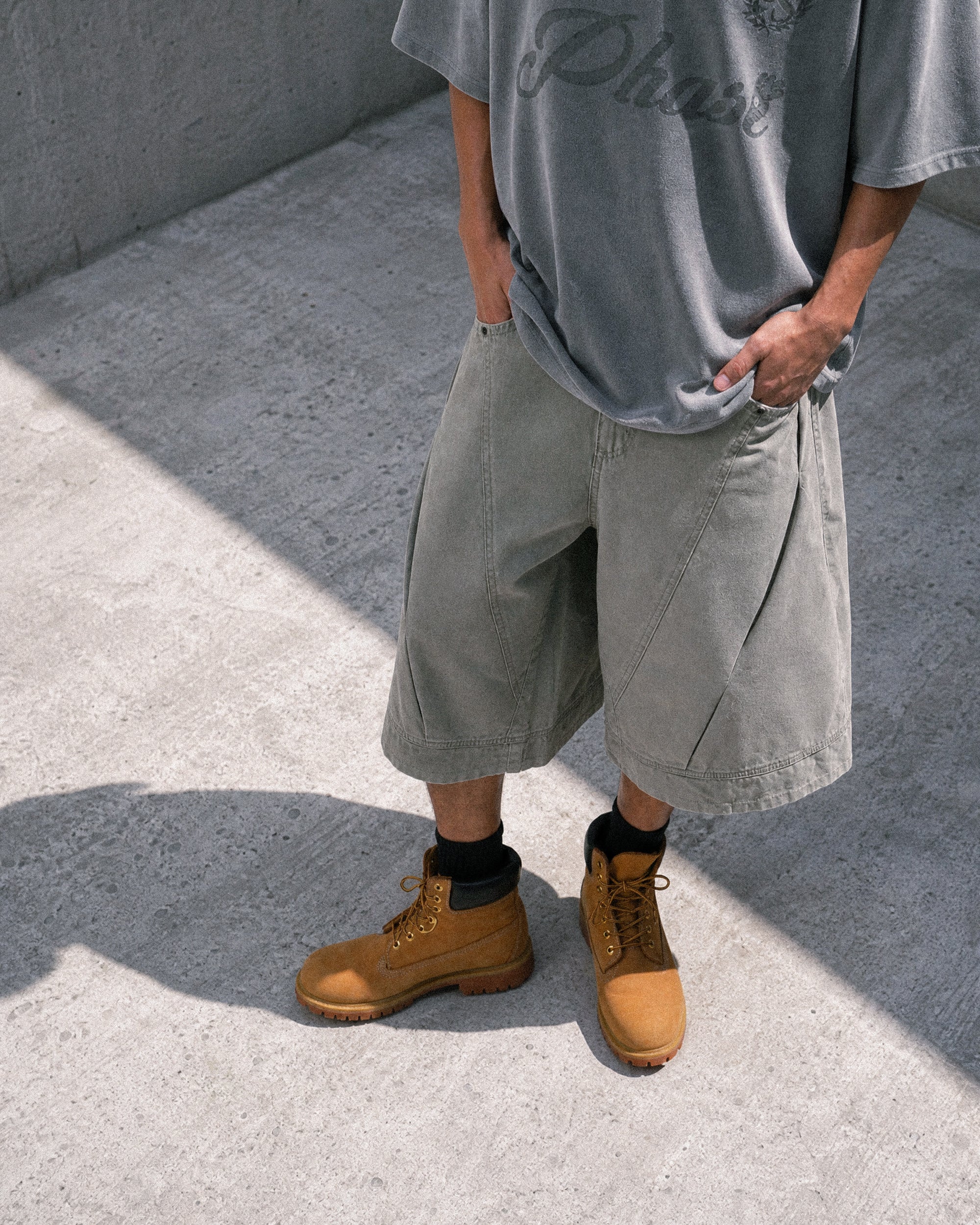 S26-OS-S / OCTO X Sense PHASE Wide Shorts (Grey)