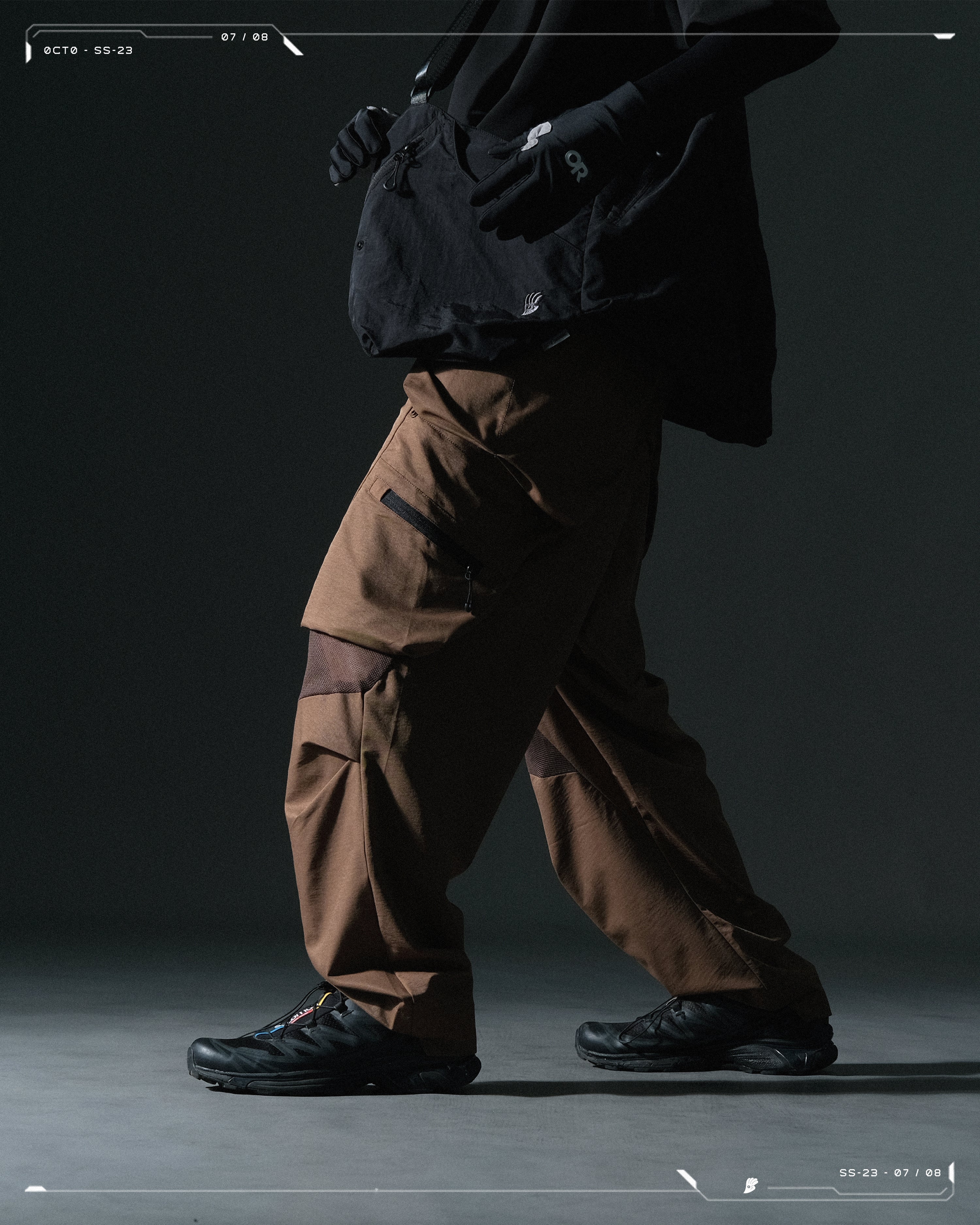 SS23 / 08 —  P23-128 Extreme Breathable Pants  (Brown)
