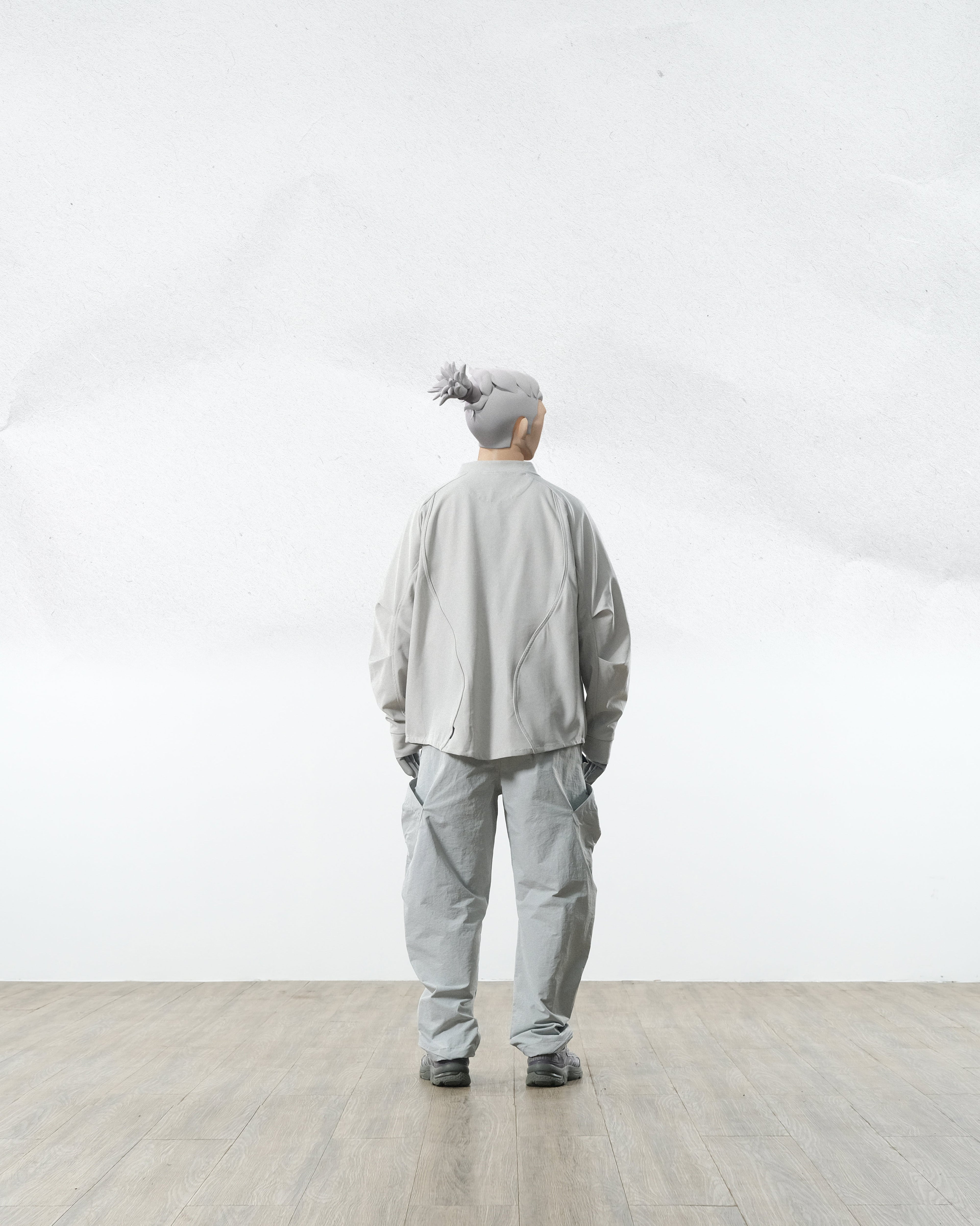 Capsule 01 / CST-120  ARC Zip Sweater  (Bright Grey)